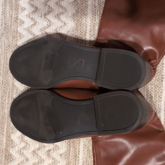 Franko Sarto size 10 ladies women's tall brown leather boots - Picture 2 of 7